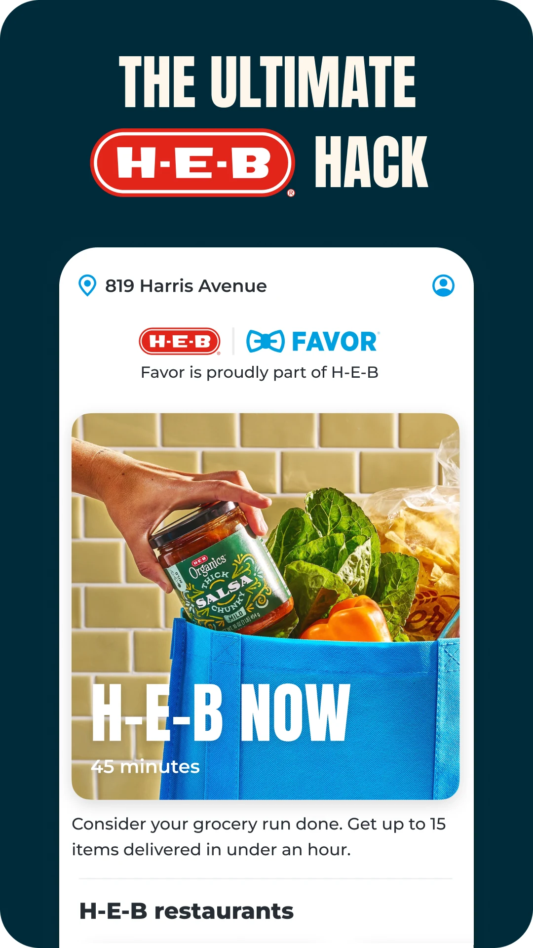 Favor: Texas Food Delivery screenshot