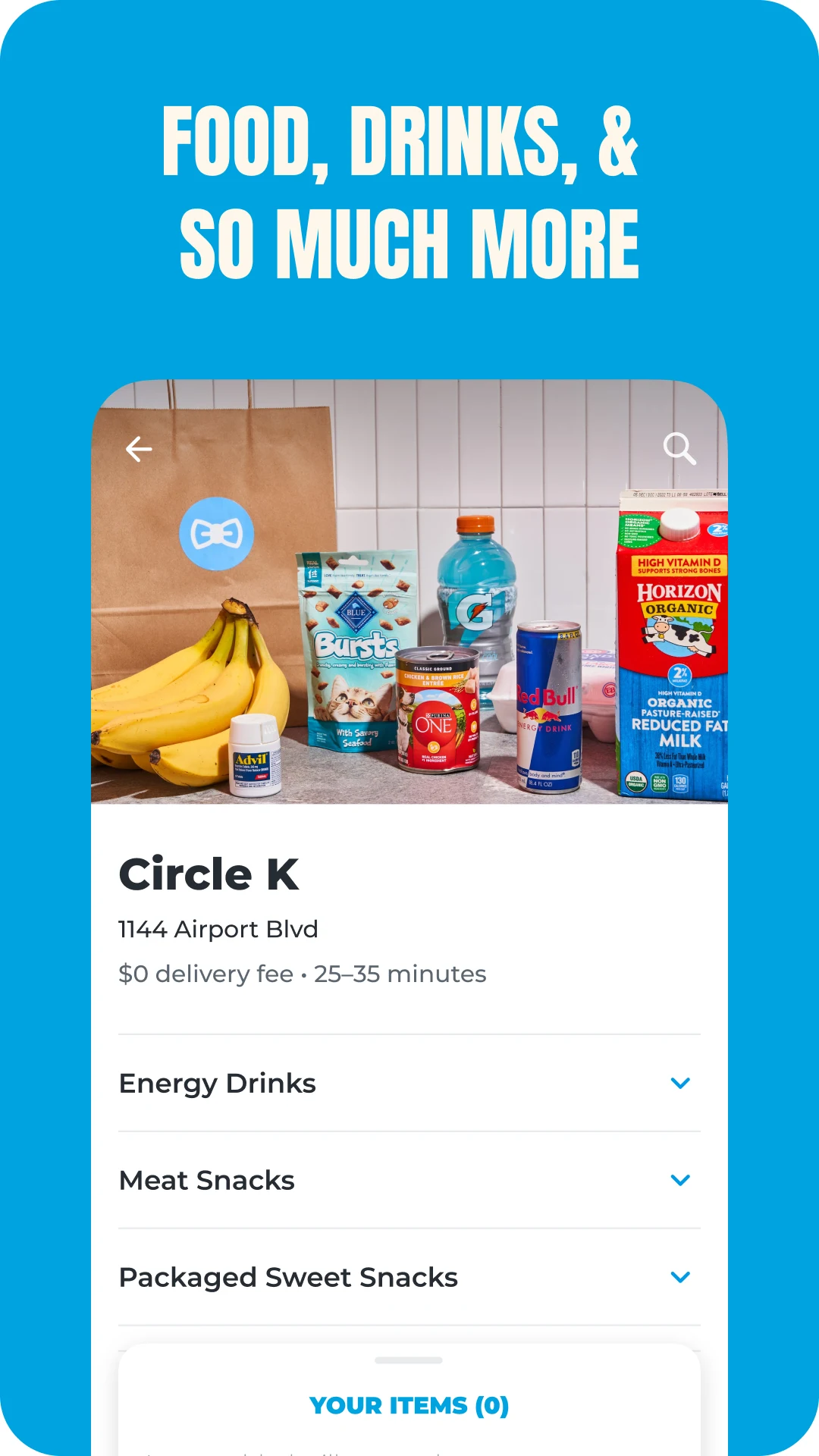 Favor: Texas Food Delivery screenshot